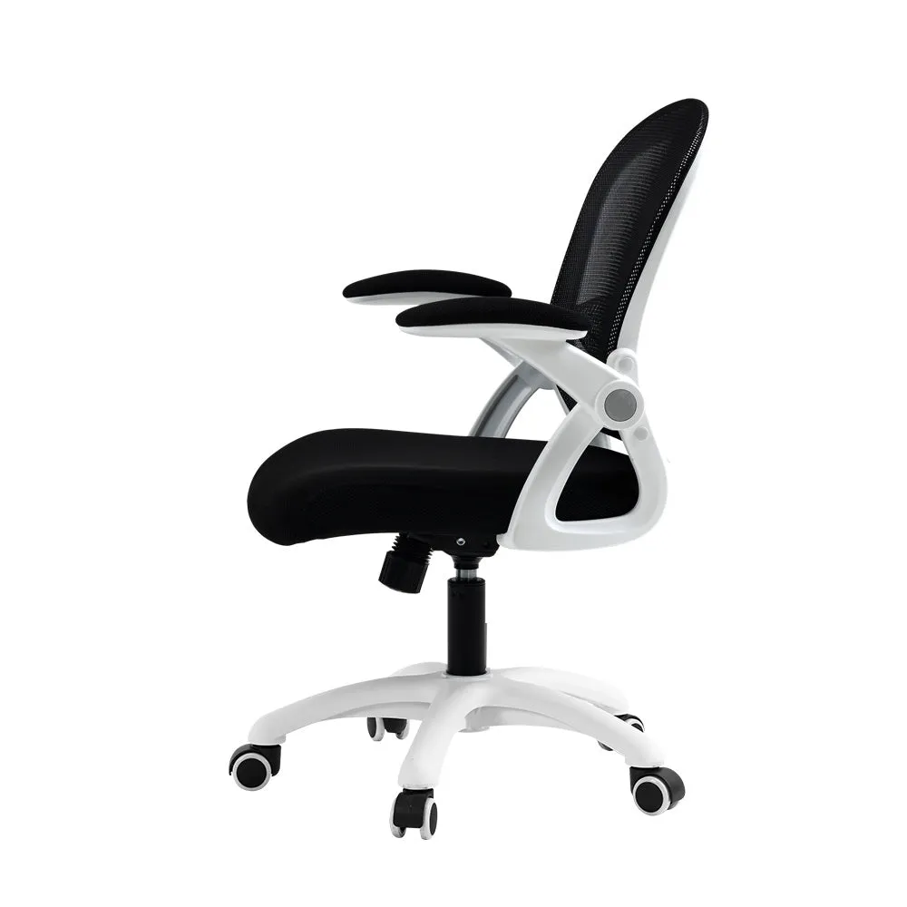 Adjustable Mesh Office Chair with Flip-Up Armrests - Artiss