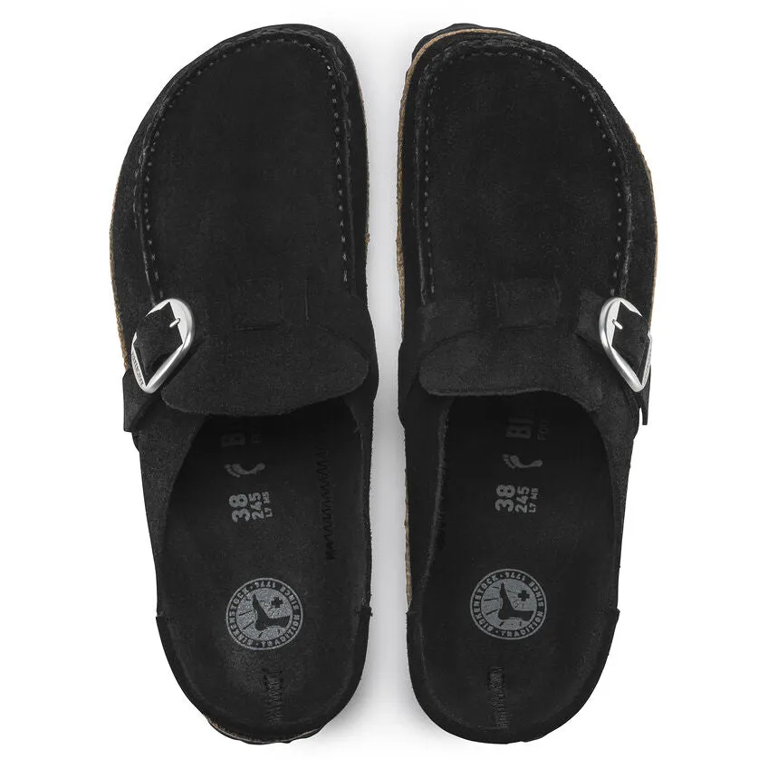 Buckley Ring Buckle | Suede | Black