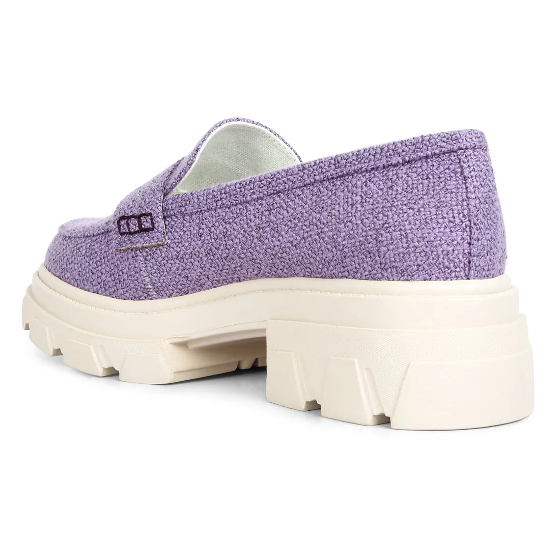 Chunky Lug Sole Loafers
