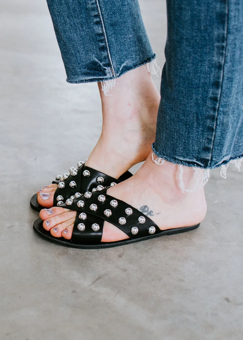 Cross Roads Stud Sandals