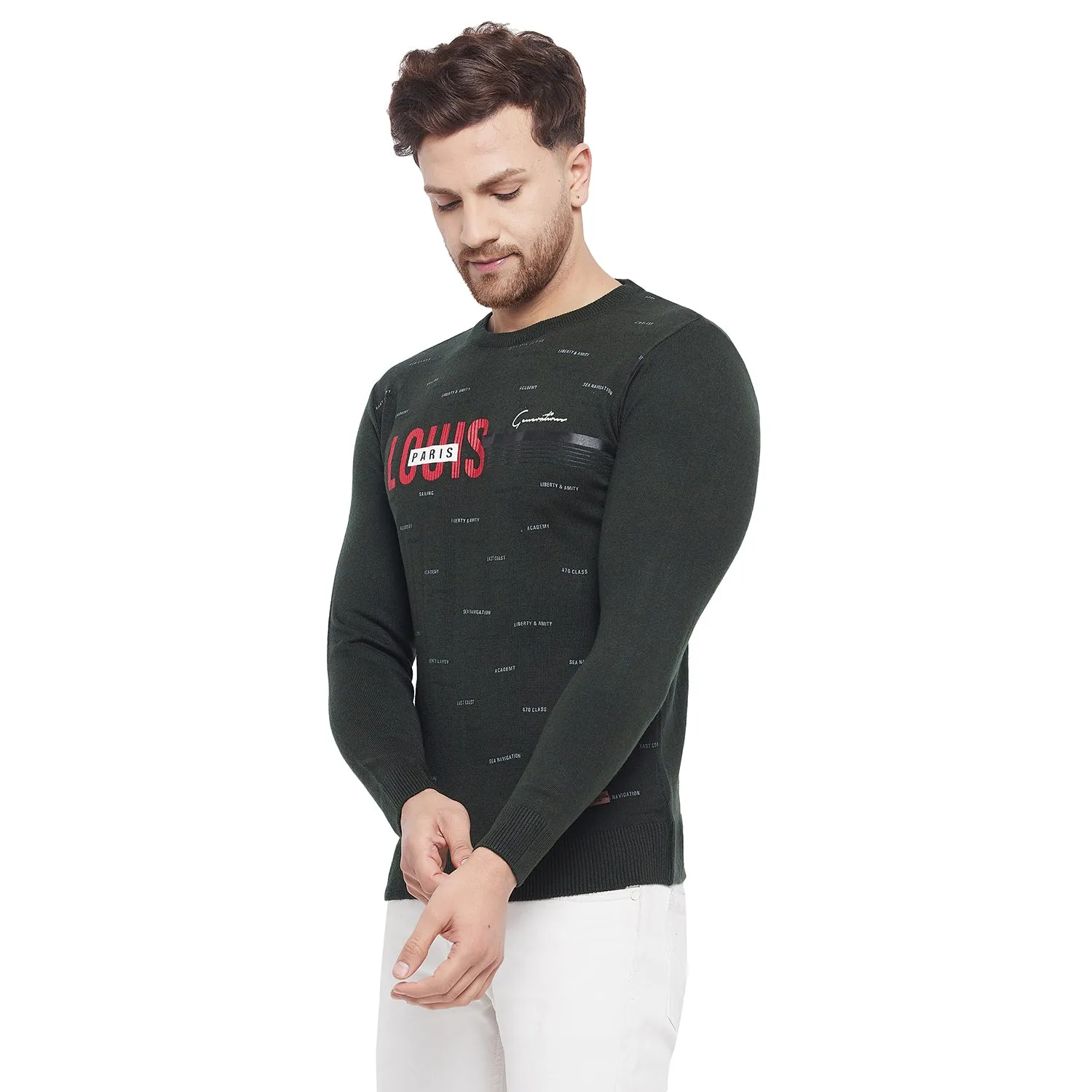 Duke Stardust Men Full Sleeve Sweater (SDS8059)