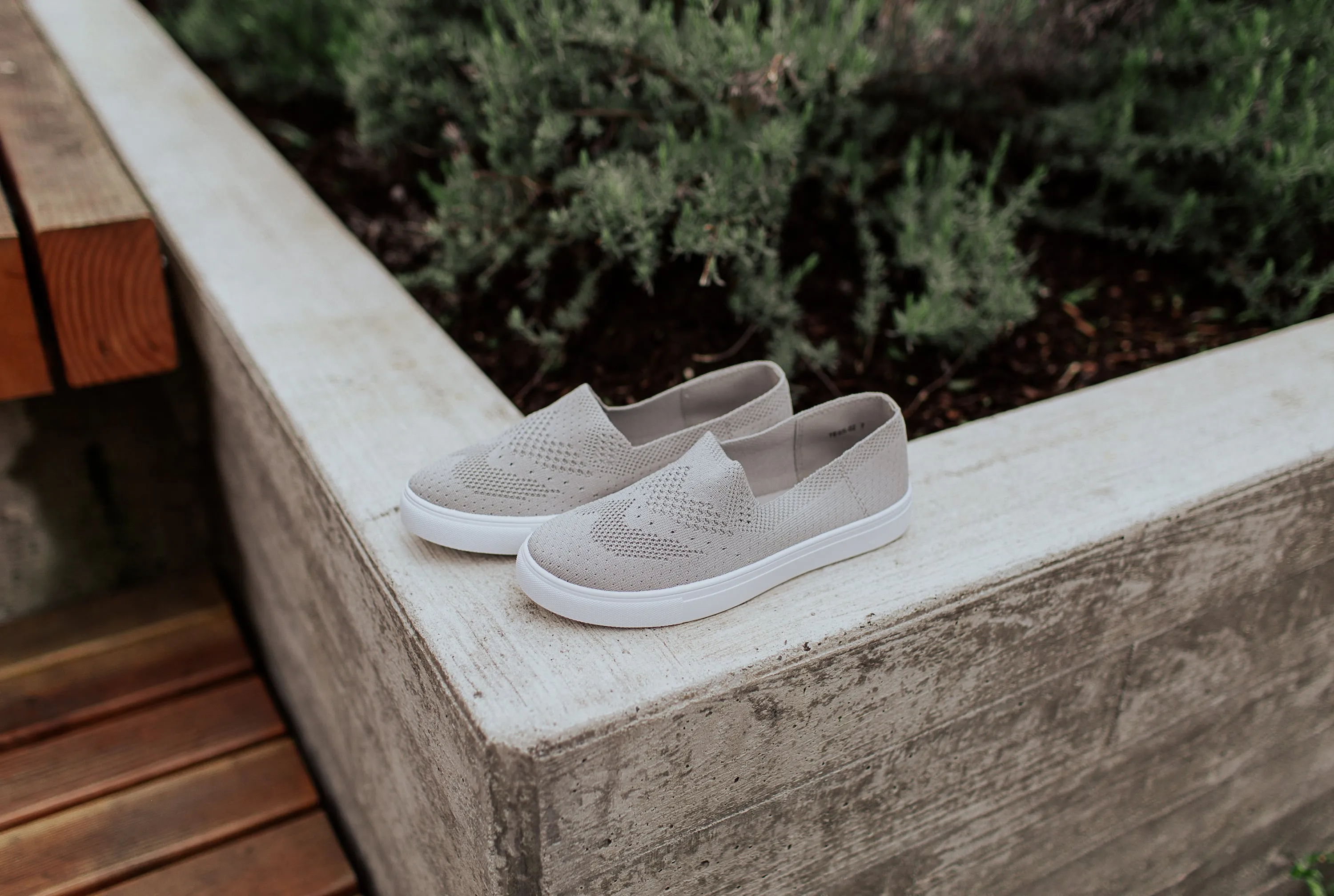Earl Grey Slip on Sneaker in Navy
