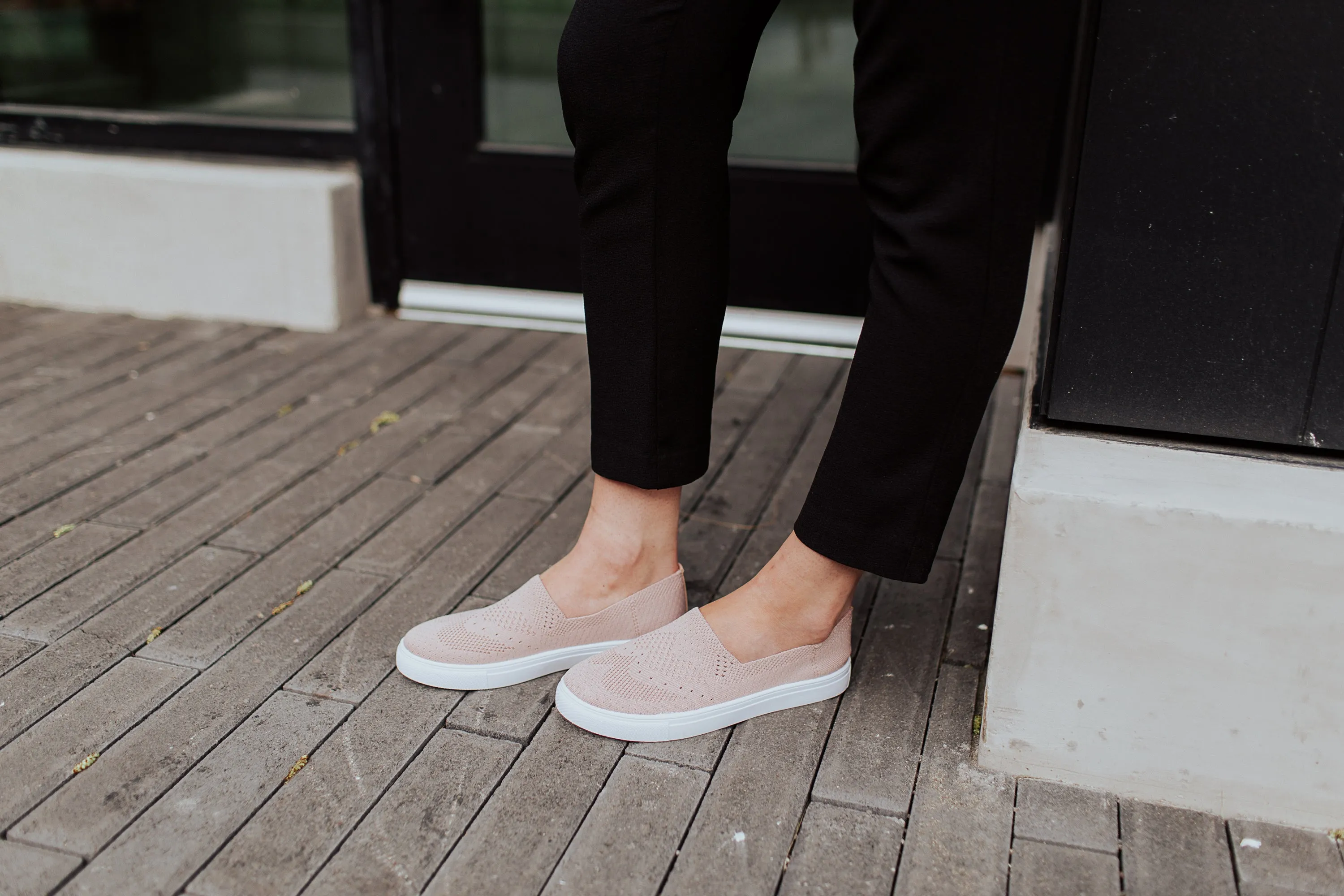 Earl Grey Slip on Sneaker in Navy