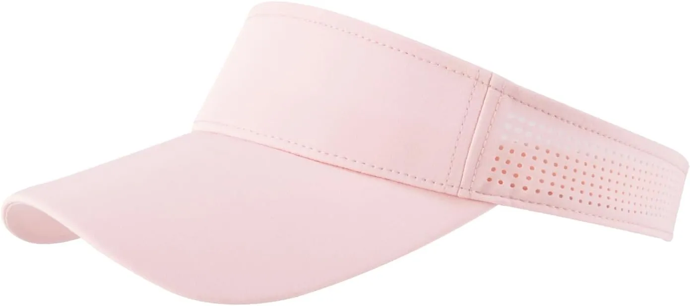 FEICUI Women's Sun Sports Visor Adjustable Empty Top Baseball Cap Athletic Performance Outdoor Hat