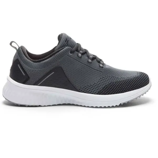 FILA Lightweight Men's Knit Athletic Shoes Grey Verso