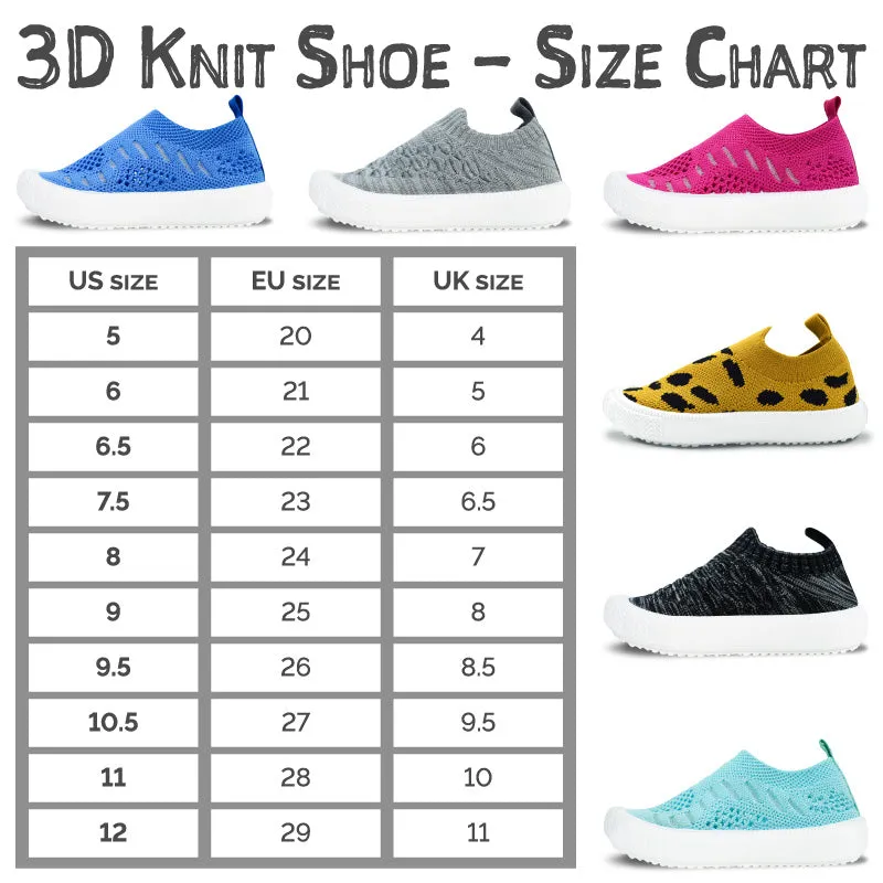 Jan & Jul Graphic Knit Shoes - Purple Daisy