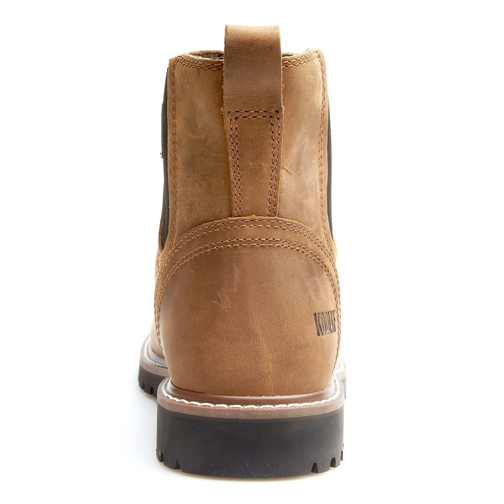Kodiak Men's McKinney 6" Chelsea Safety Work Boots – Waterproof Full Grain Leather, Composite Toe & Plate, Comfortzone Footbed | Sizes 8-14