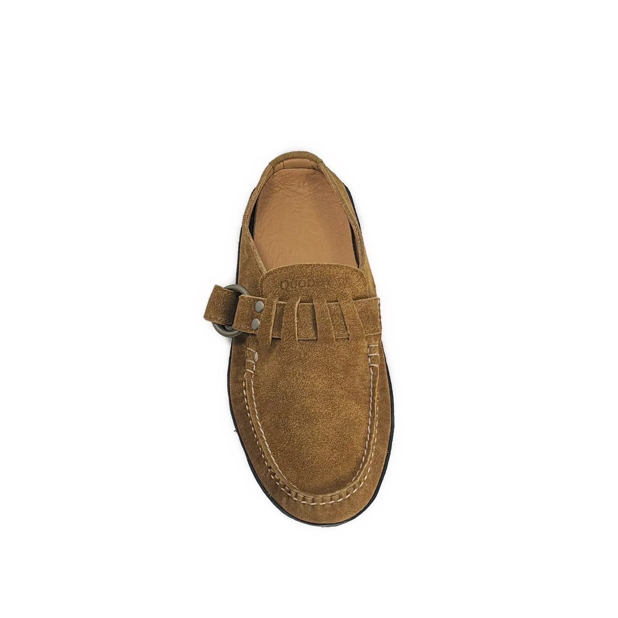 LE Men’s Ring Mule: Toast Suede