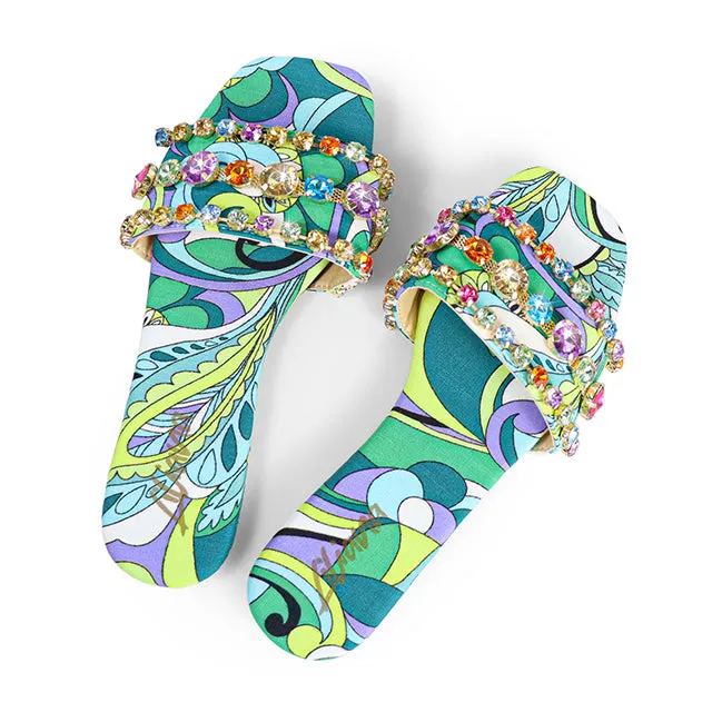 LISA-35 Green Multi Print