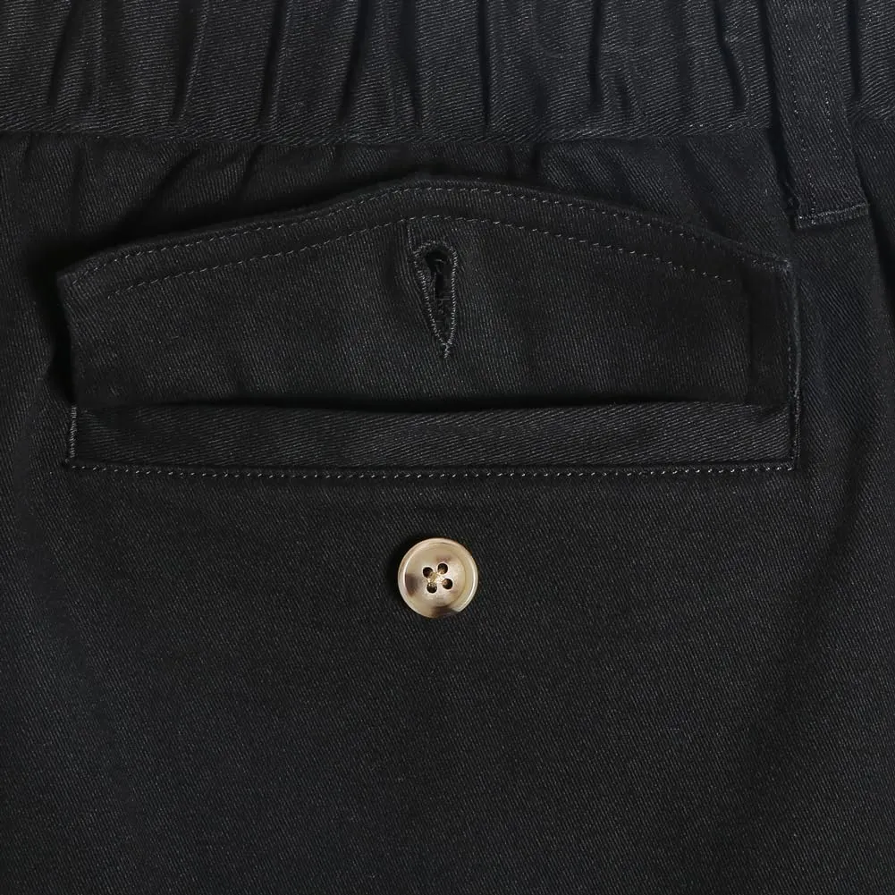 maamgic Men's Classic-fit 5.5" Cotton Casual Shorts Elastic Waistband with Multi-Pocket Daily Wear Walking Summer Outfit