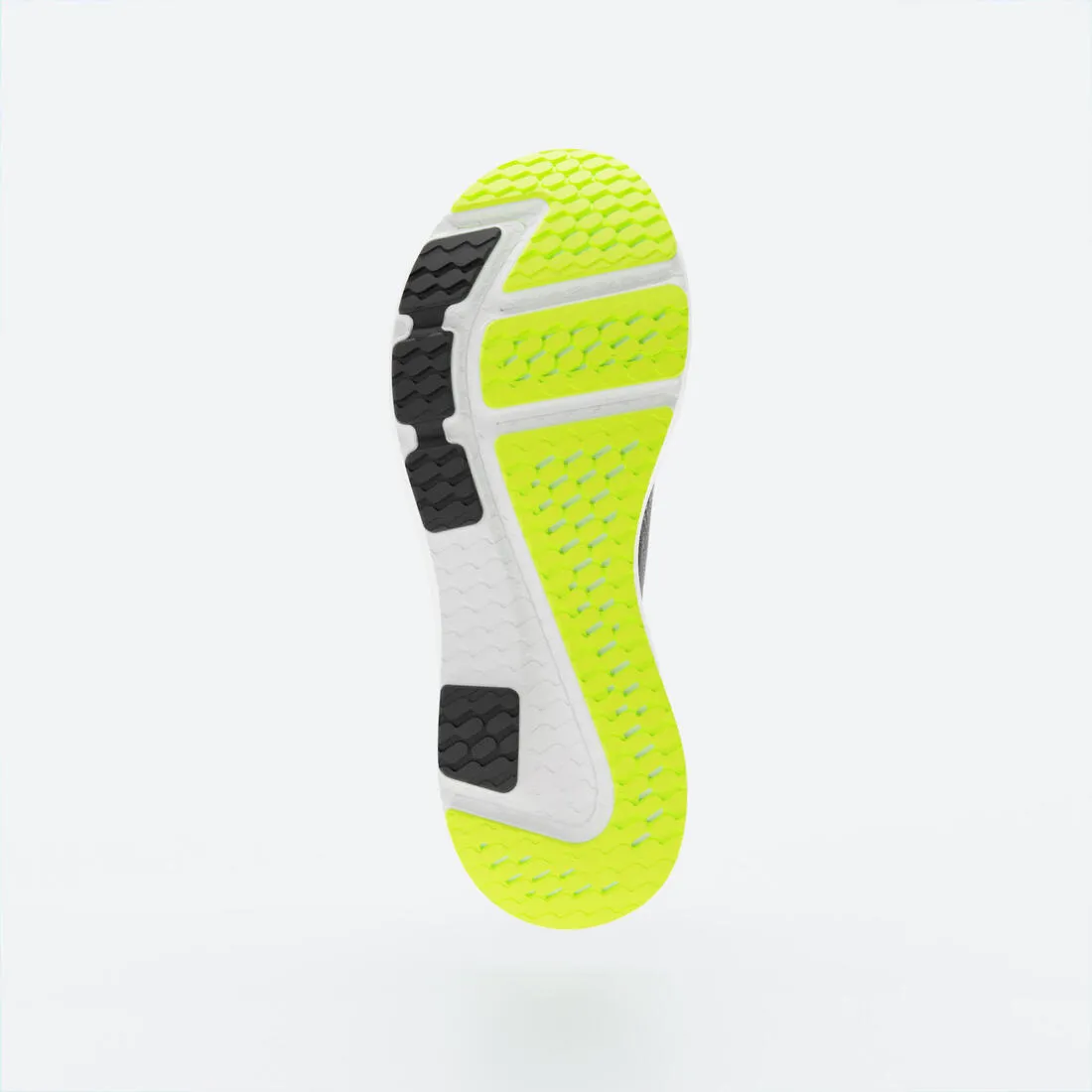 MEN'S KIPRUN KS500 2 RUNNING SHOES - BLACK/YELLOW