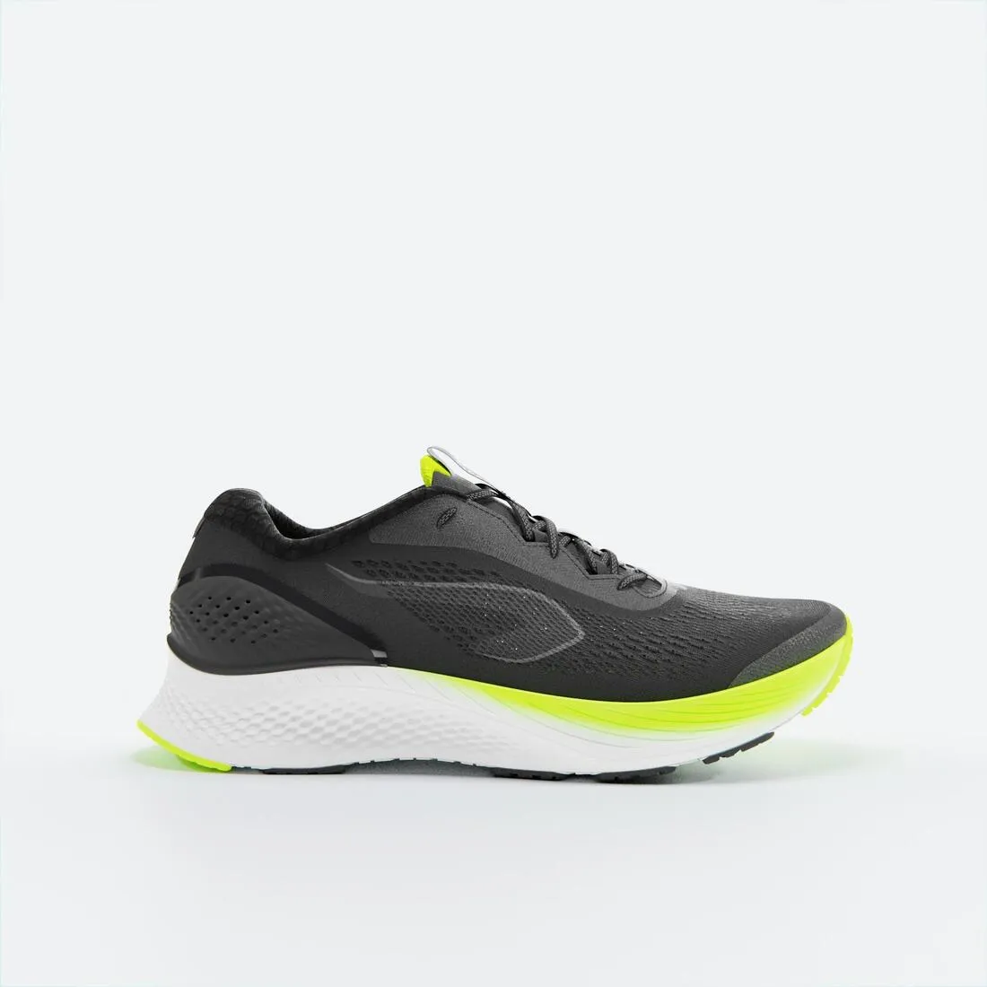 MEN'S KIPRUN KS500 2 RUNNING SHOES - BLACK/YELLOW
