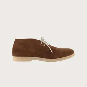 Men's Lace-up Shoes Cognac Suede