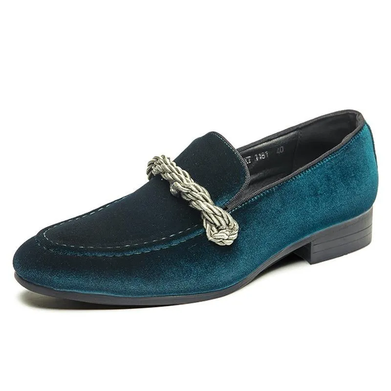 Men's Velvet Comfy Formal Loafers