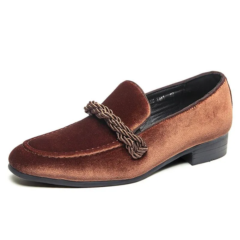 Men's Velvet Comfy Formal Loafers