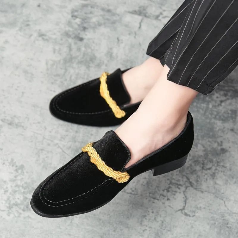 Men's Velvet Comfy Formal Loafers