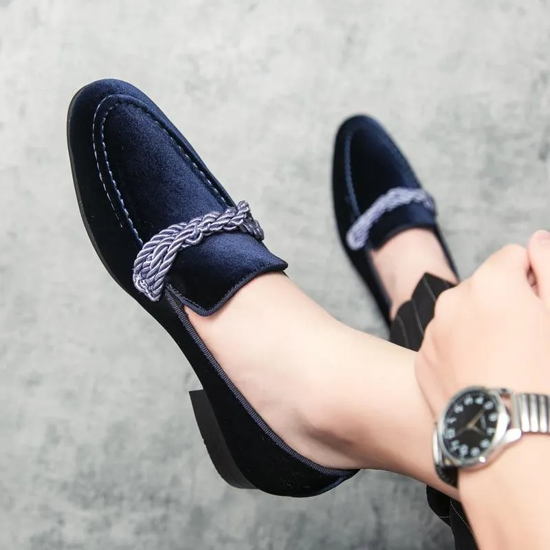 Men's Velvet Comfy Formal Loafers