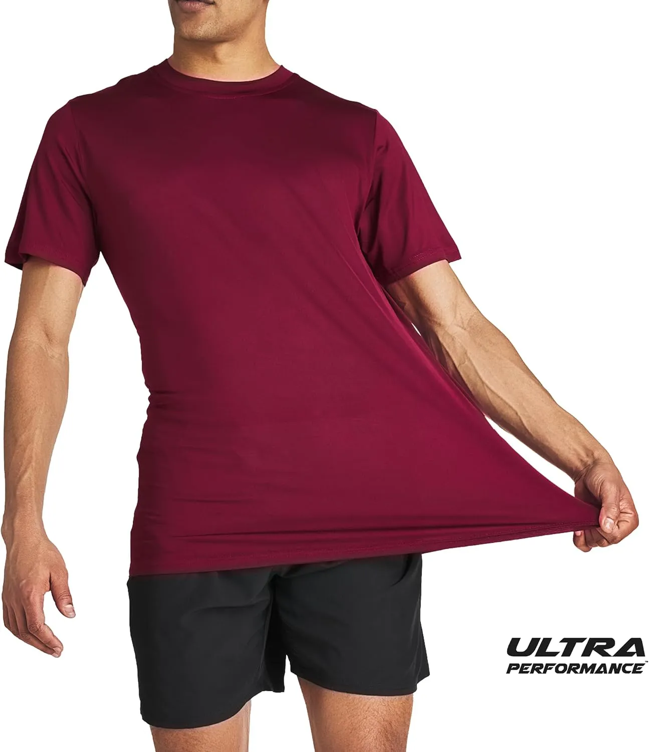 Men??s Workout Short Sleeve Athletic Gym T-Shirts 3 Pack Mens Dry Fit Running Shirt Moisture Wicking Active Crew Tees for Men