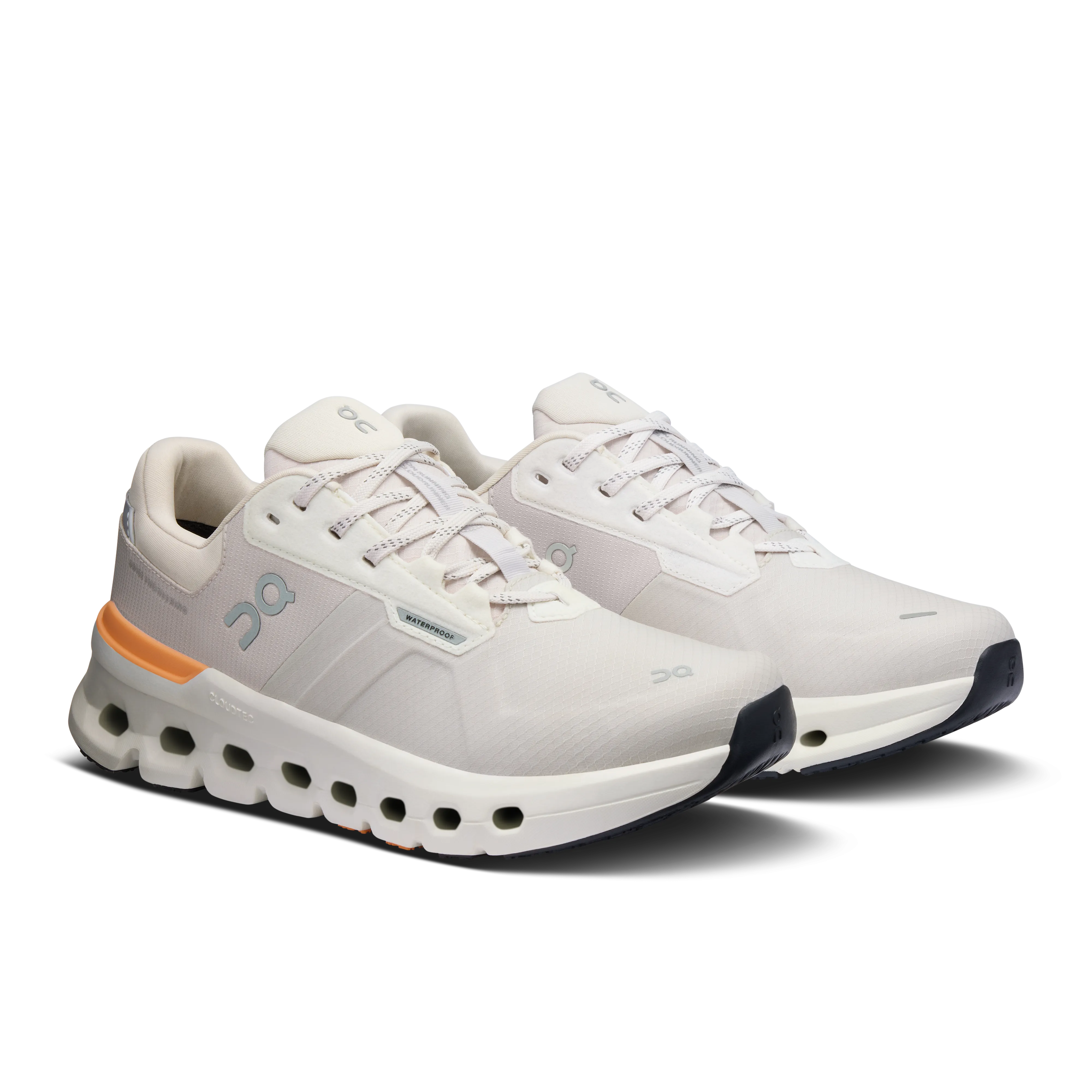 On Running Women's Cloudrunner 2 Waterproof Shoes - Wolf / Tangerine