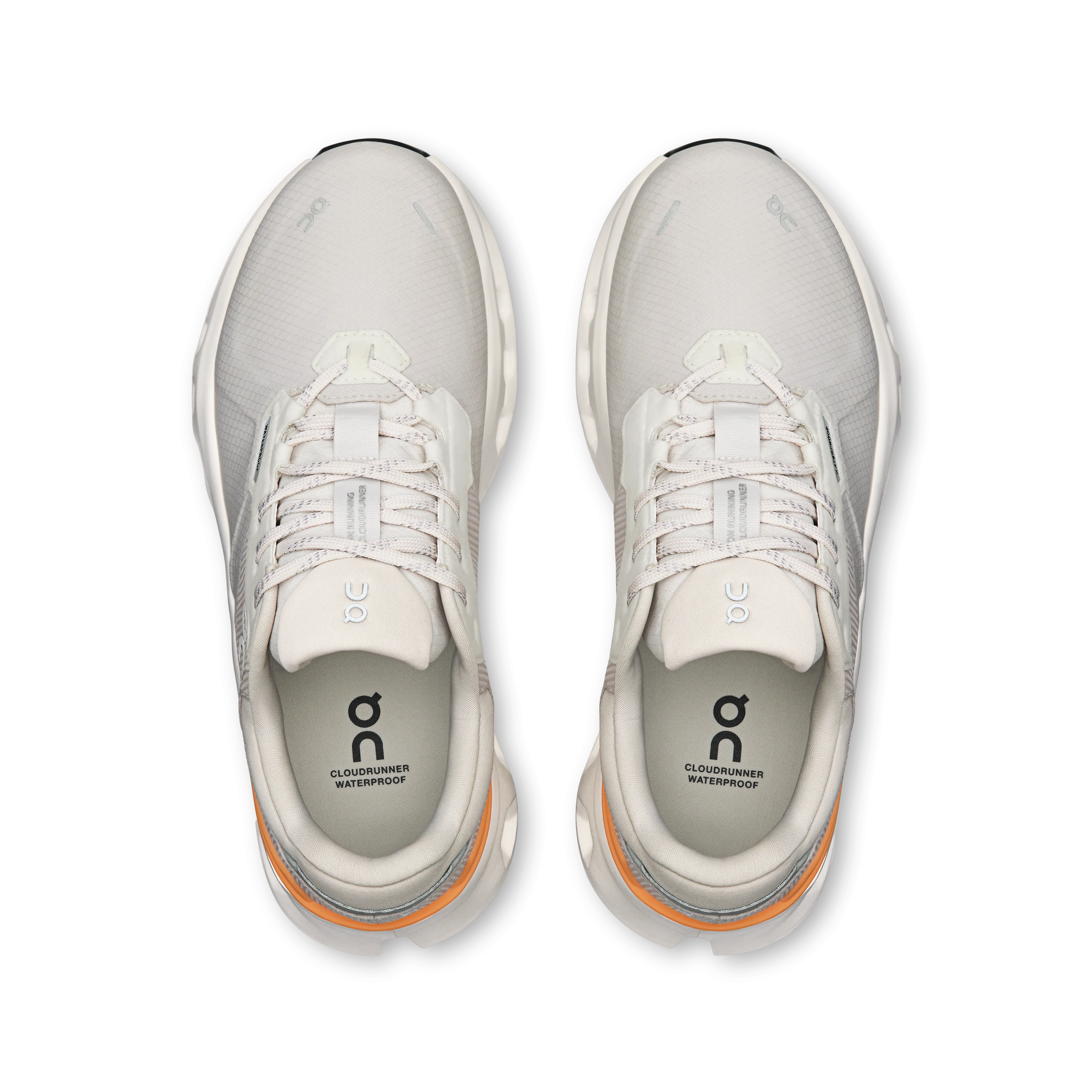 On Running Women's Cloudrunner 2 Waterproof Shoes - Wolf / Tangerine