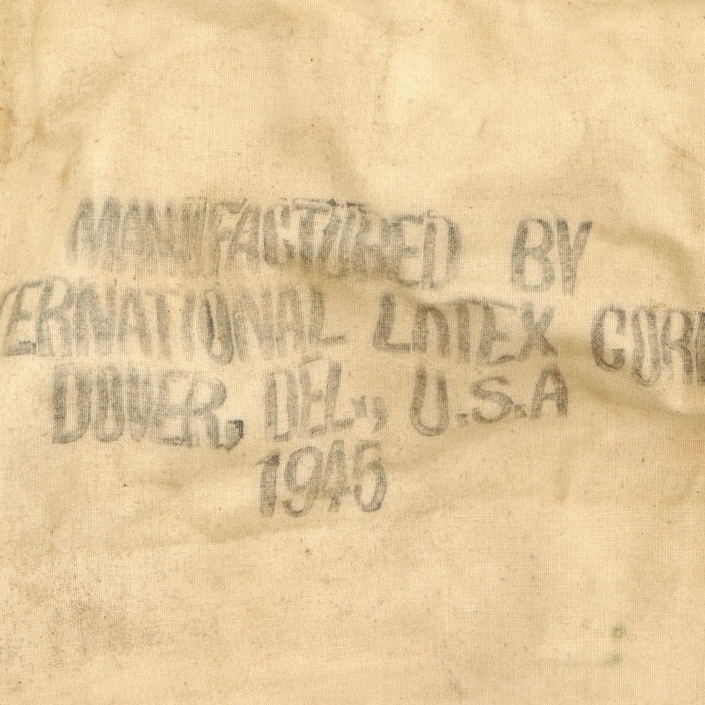 Original U.S. WWII M-1943 Experimental Collapsible 2 QT Canteen - Cover and Bladder - RARE