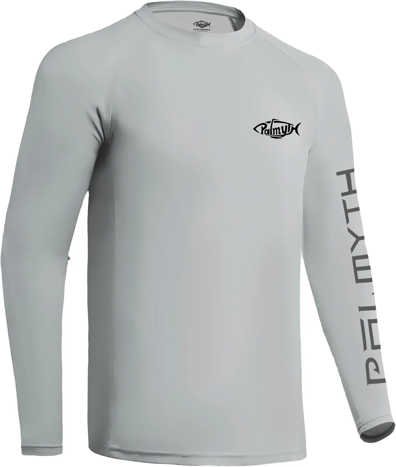 Palmyth Fishing Shirts for Men Long Sleeve UPF 50  T Shirt Sun Protection Tee