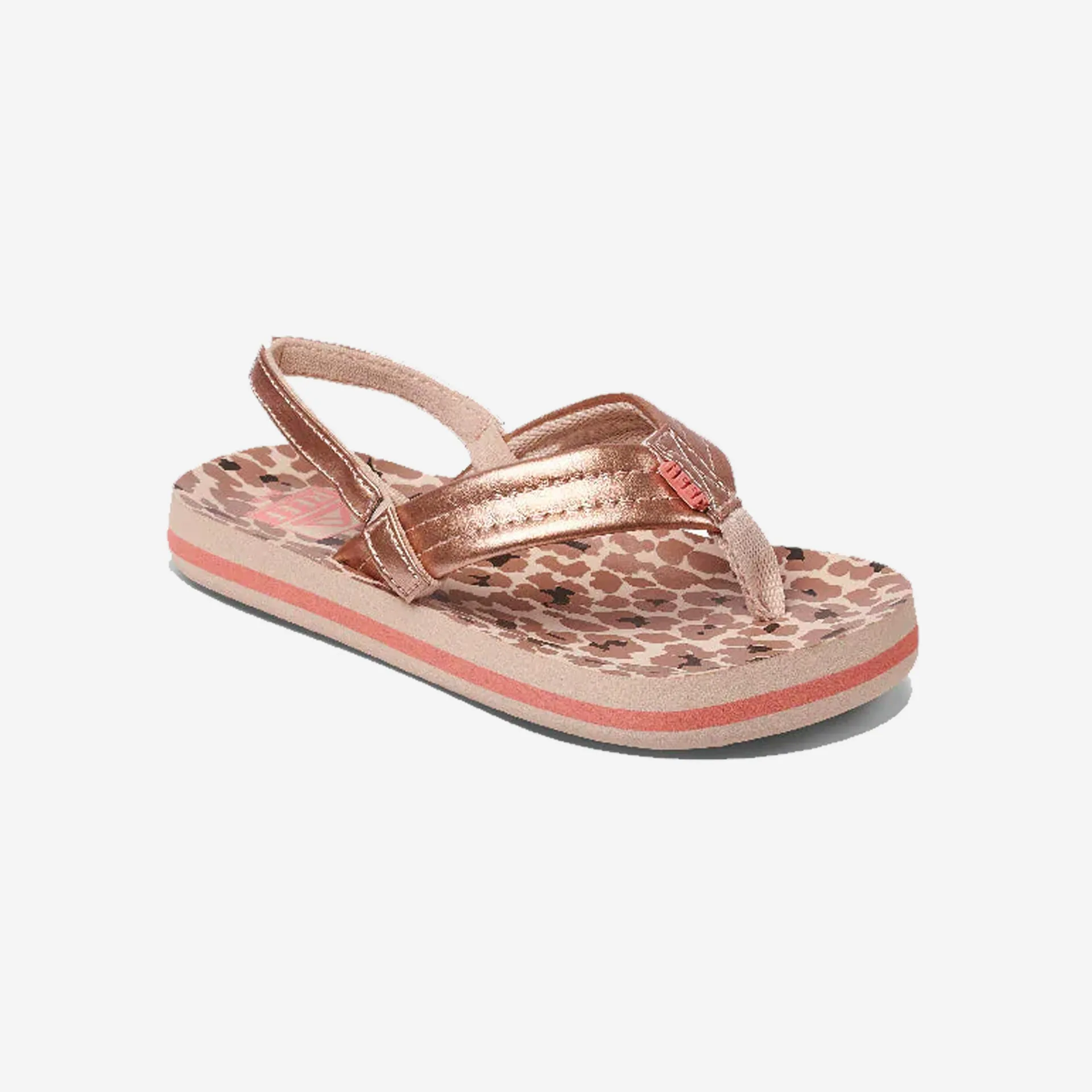 Reef Little Ahi Flip Flops - Cheetah