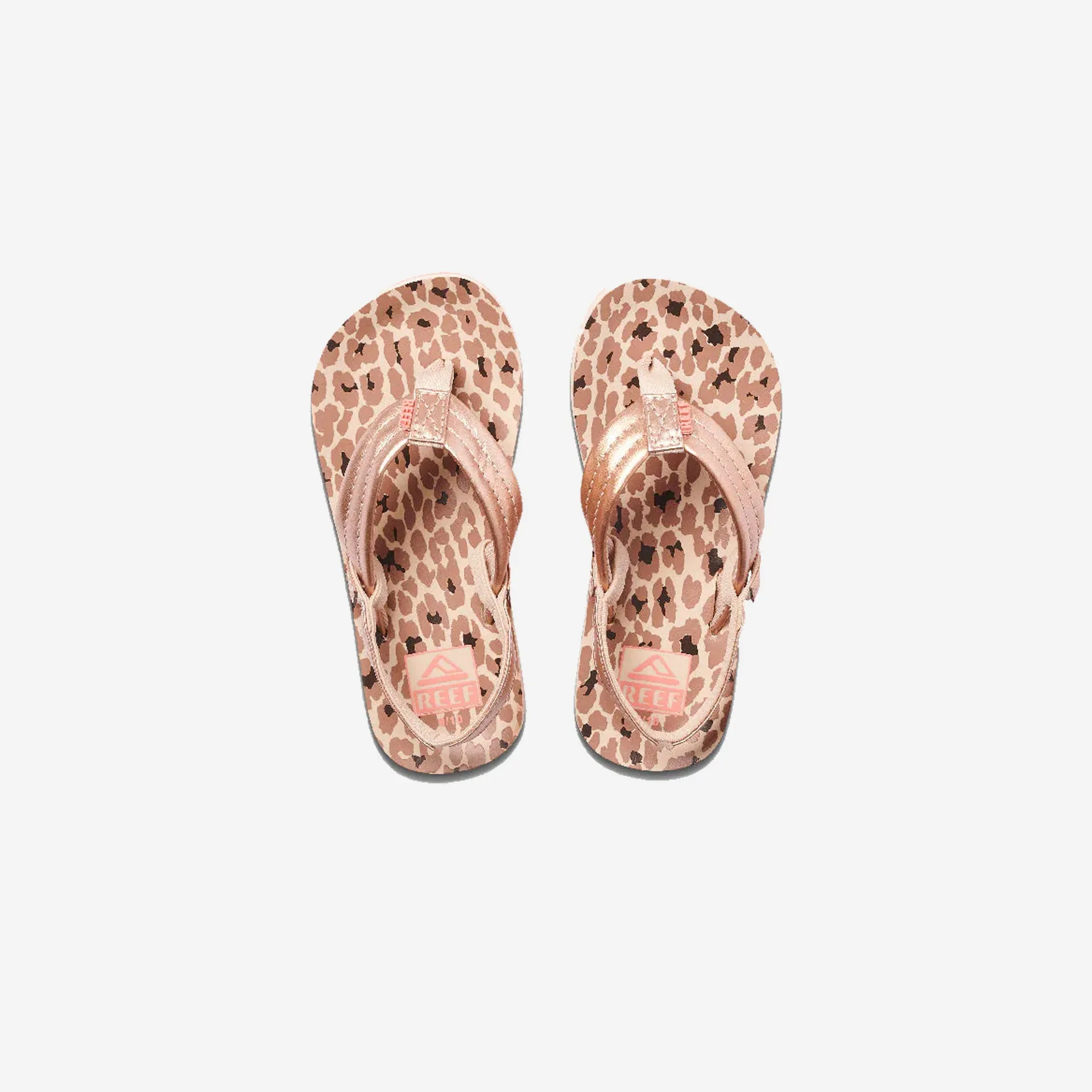 Reef Little Ahi Flip Flops - Cheetah