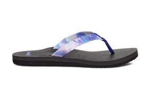 Sanuk Womens Ashland ST Tie Dye Blue Multi