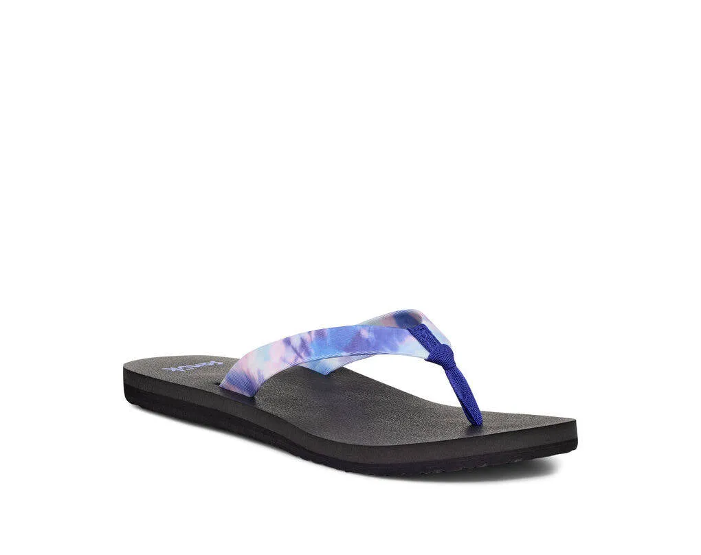 Sanuk Womens Ashland ST Tie Dye Blue Multi