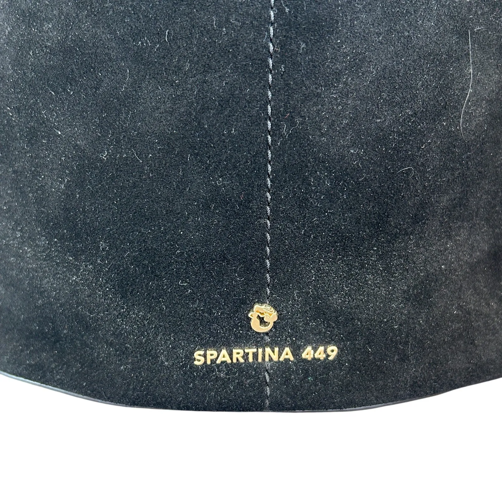 Spartina 449 NWT Siren Sienna Drawstring Black Suede Shoulder Bag NEW $298