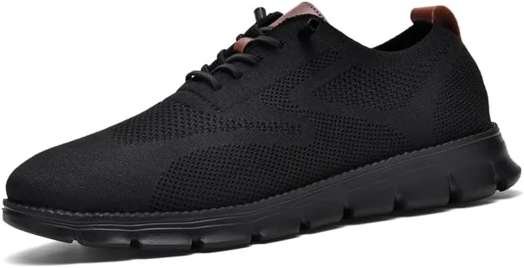 Wearbreeze Men??s Business Casual Oxford Sneakers ?C Lightweight Lace-Up Dress Shoes for Work, Travel,Party & Daily Commute