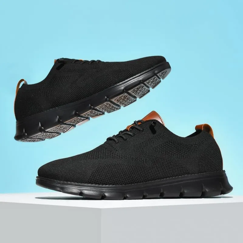 Wearbreeze Men??s Business Casual Oxford Sneakers ?C Lightweight Lace-Up Dress Shoes for Work, Travel,Party & Daily Commute