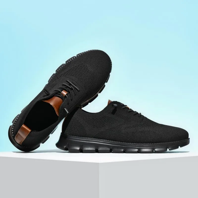 Wearbreeze Men??s Business Casual Oxford Sneakers ?C Lightweight Lace-Up Dress Shoes for Work, Travel,Party & Daily Commute