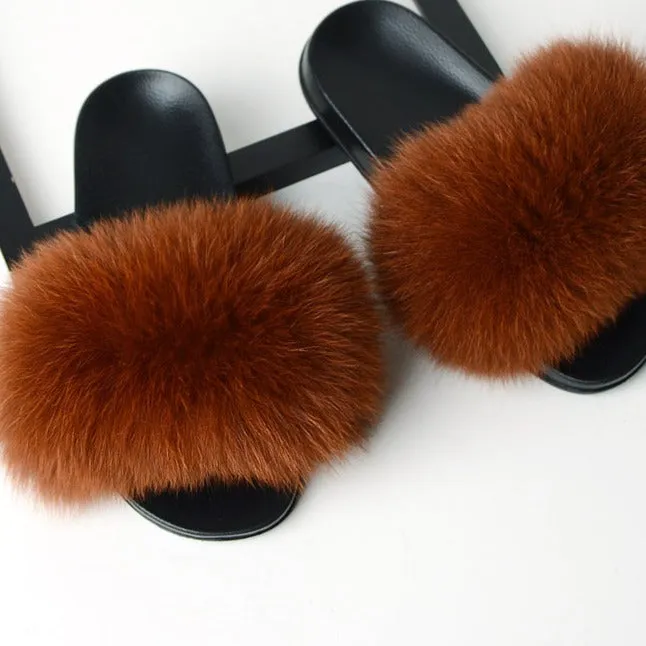 Women Summer Fuzzy Home Slippers