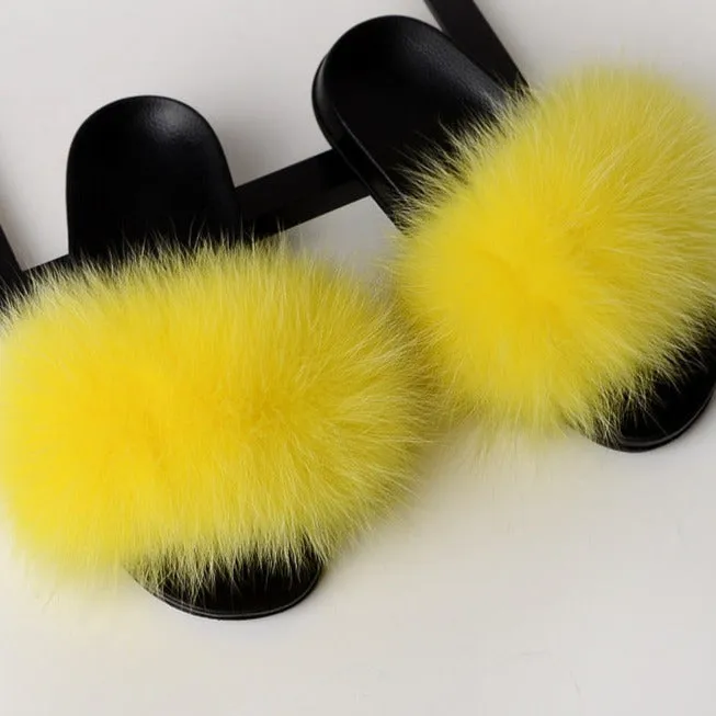 Women Summer Fuzzy Home Slippers