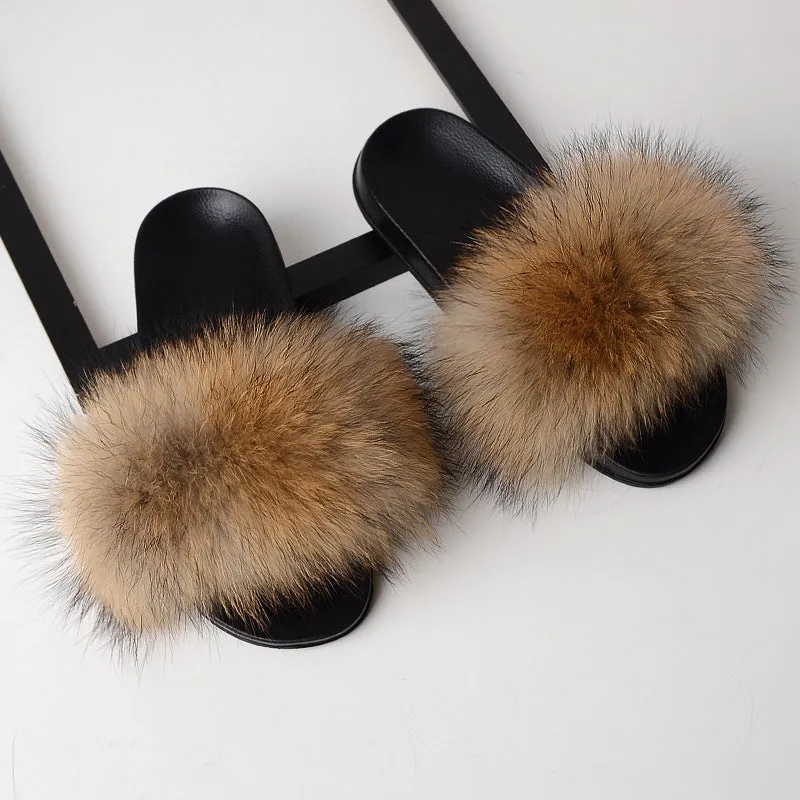 Women Summer Fuzzy Home Slippers
