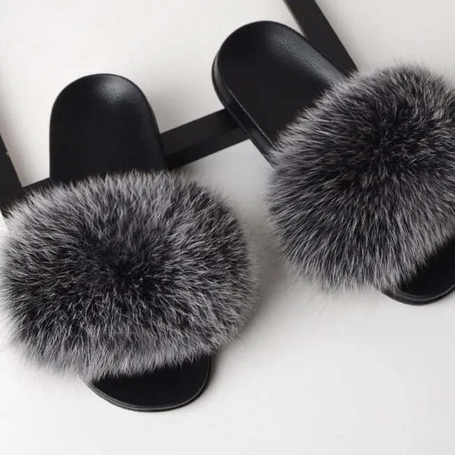 Women Summer Fuzzy Home Slippers