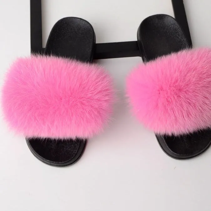 Women Summer Fuzzy Home Slippers