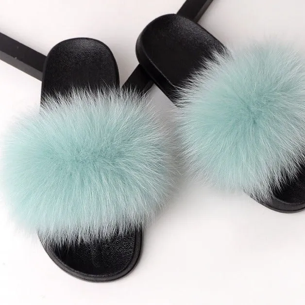 Women Summer Fuzzy Home Slippers