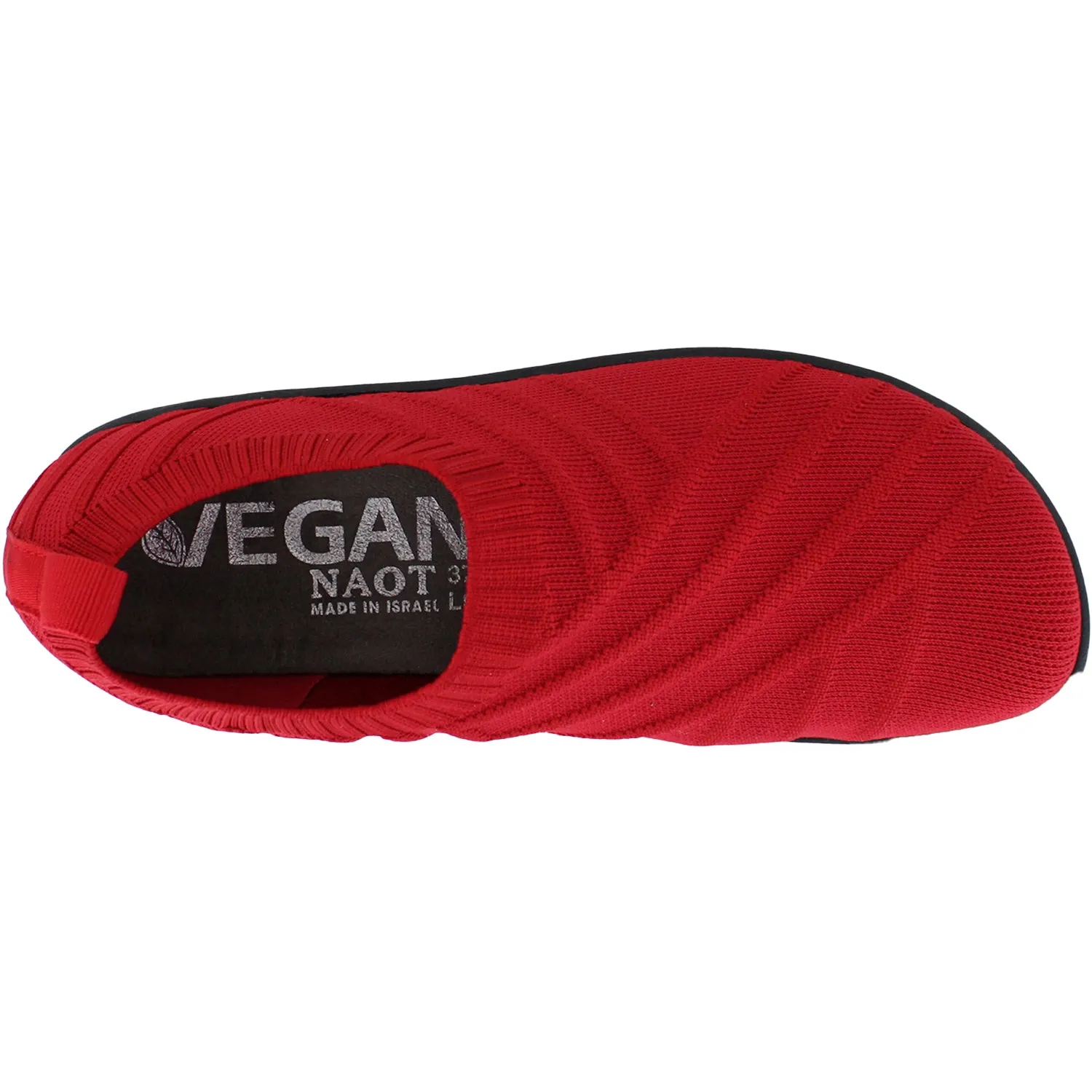 Women's Naot Okahu Red Knit Fabric