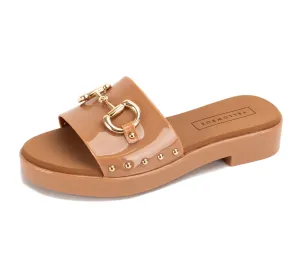 YB Jelly Slide-Almond